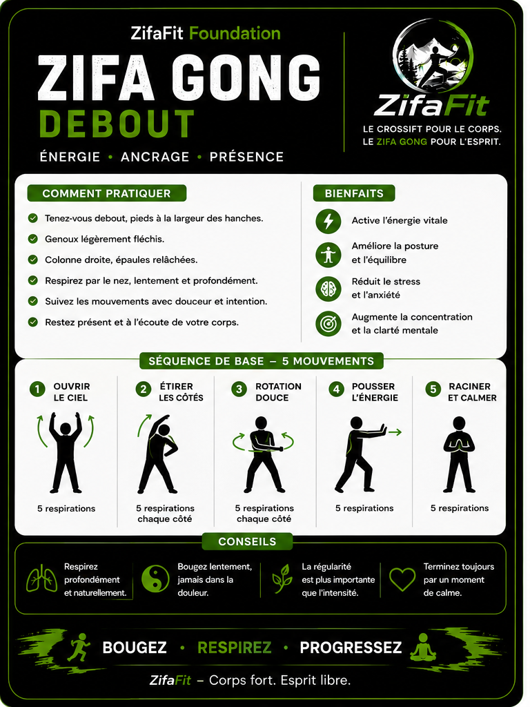 Carte Zifa Gong debout